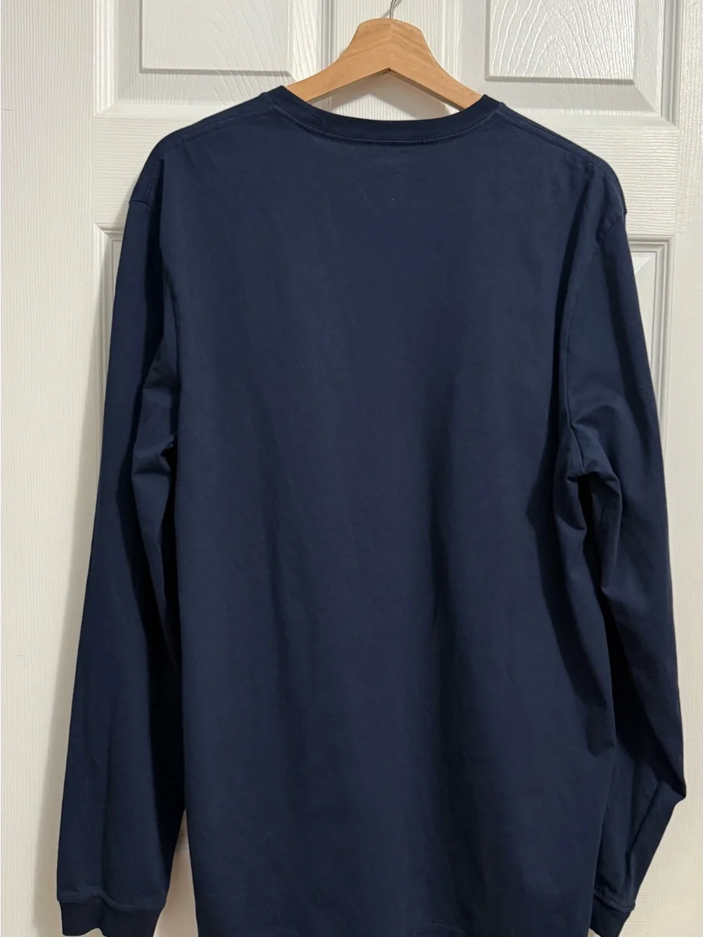 J. Crew Men's Long-Sleeve Crewneck Shirt - Navy